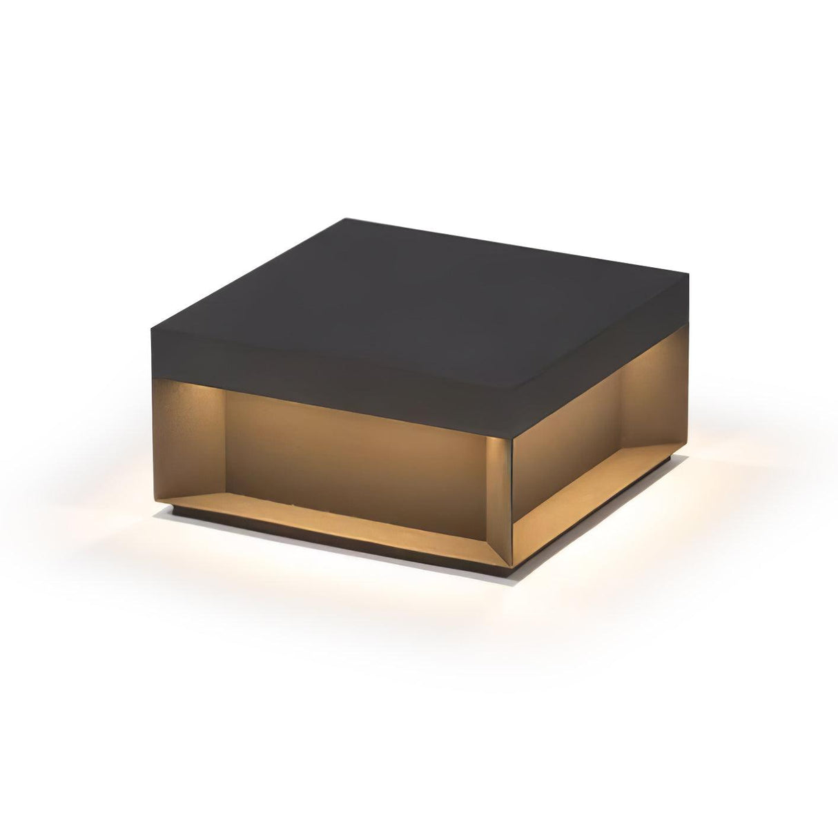 Matt svart ram sol utomhus postlampa Carvallo