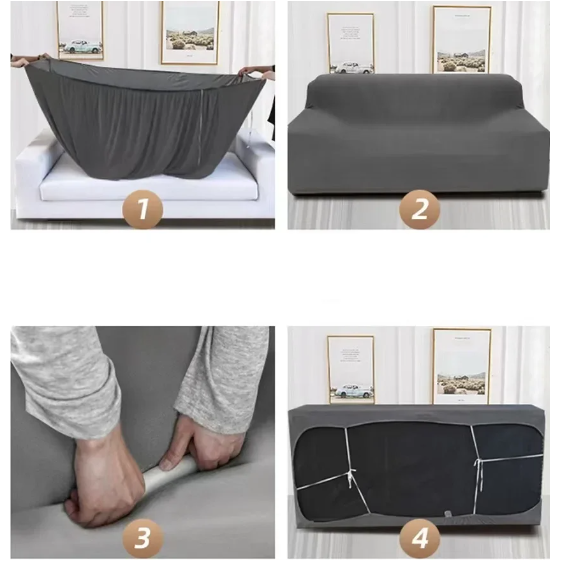 Enfärgade sofföverdrag Låt ditt vardagsrum lysa i blått Carvallo