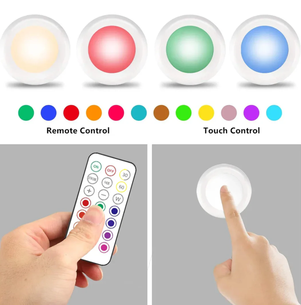 Trådlös RGB-LED-bakgrundslist Carvallo