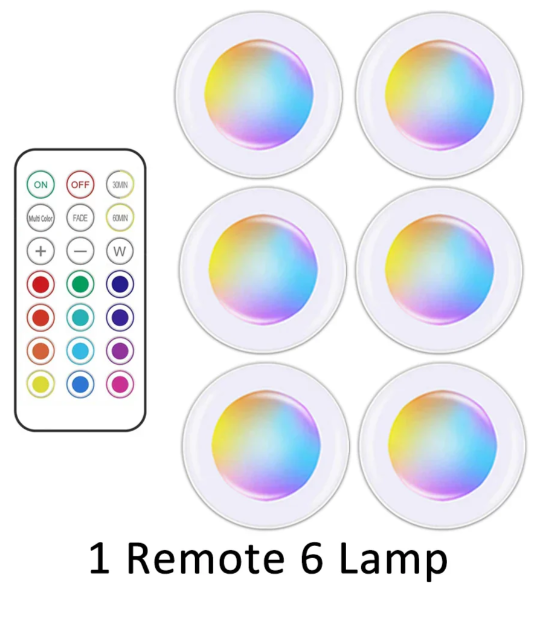 Trådlös RGB-LED-bakgrundslist Carvallo