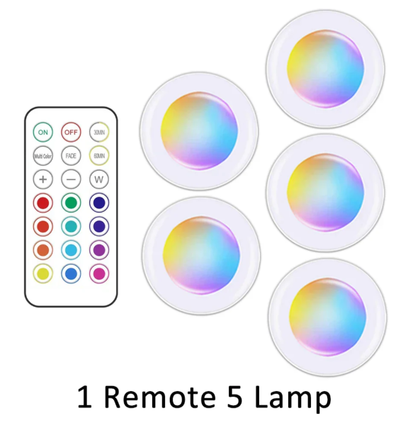 Trådlös RGB-LED-bakgrundslist Carvallo