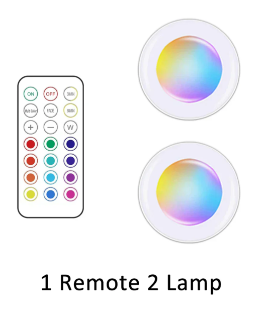 Trådlös RGB-LED-bakgrundslist Carvallo