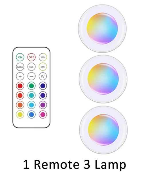 Trådlös RGB-LED-bakgrundslist Carvallo