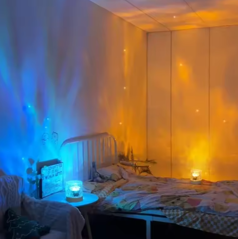 Trådlös LED-stämningslampa med fjärrkontroll Carvallo