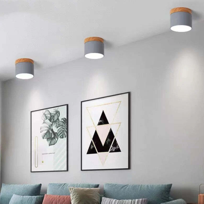 Morandi-inspirerad modern LED-taklampa Carvallo