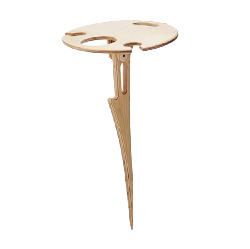 SipSecure – Bärbar utomhus dryckeshållare med rum för flaskor och glas Carvallo