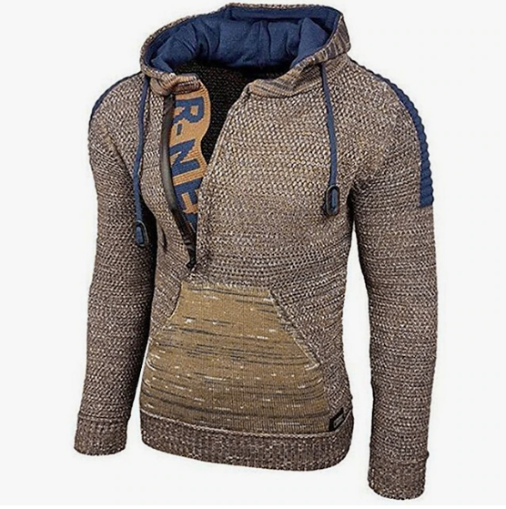 Herr Tröja Vintage Stil Varm Akryl Hemnix