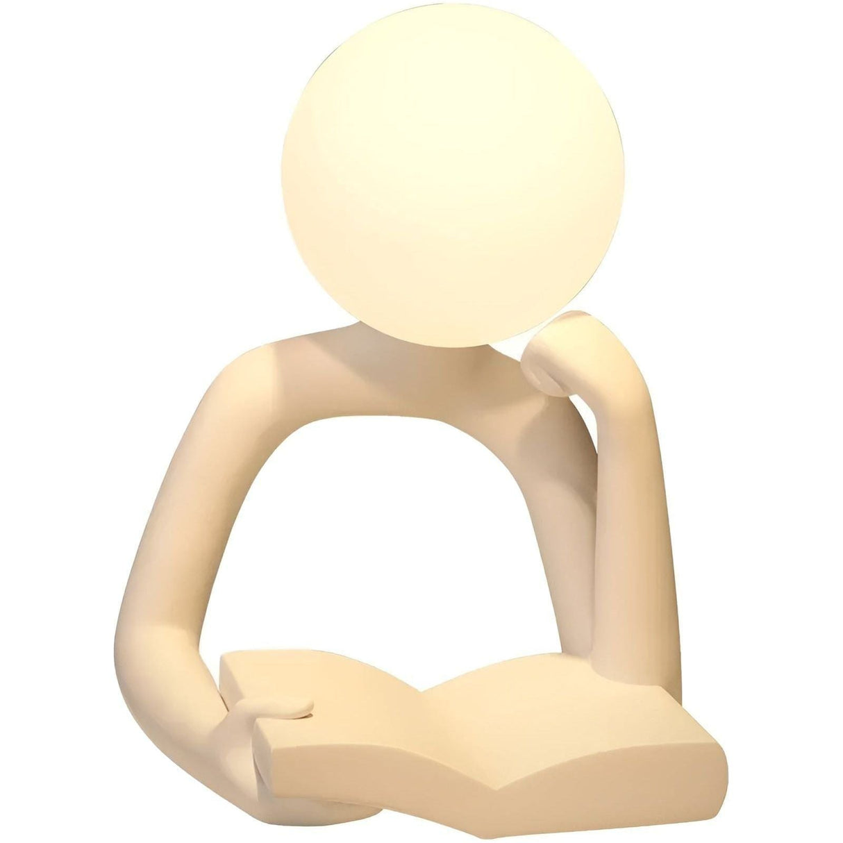 SculptGlow Lampa - Lyxig Abstrakt Figur Bordslampa Ornament Carvallo