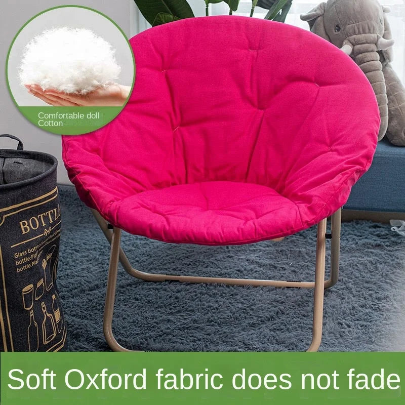 Stor Fällbar Månstol – Bekväm Stol för Inomhus- och Utomhusbruk Carvallo