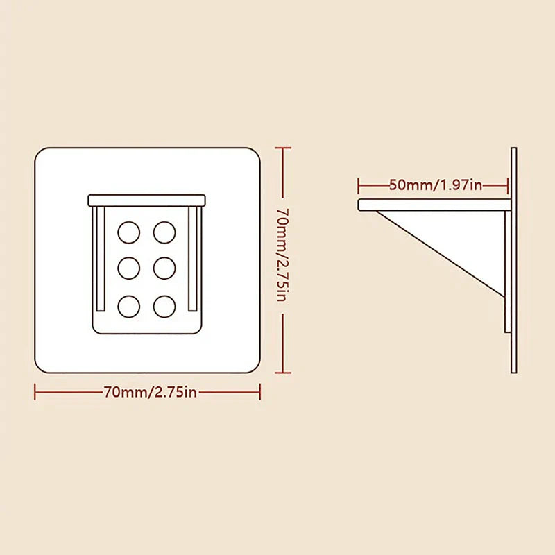 Carvallo ClipPro | Stark dubbelstång | Utan borrning | För skåp & hyllor Carvallo