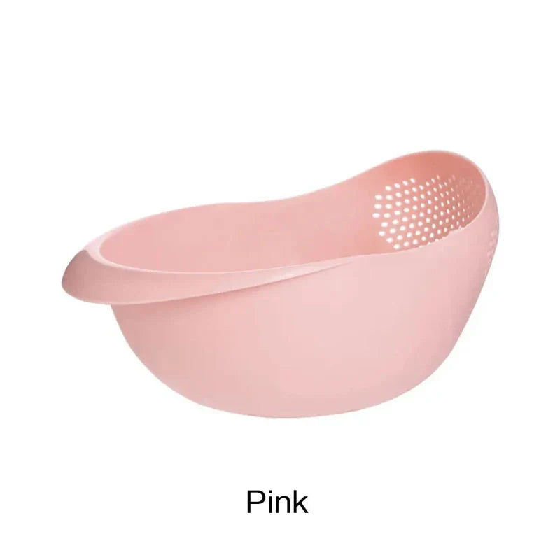 Carvallo Multifunktions-sil | Sil för rensning & avrunning | För frukt, grönsaker & ris | Ergonomisk design Carvallo