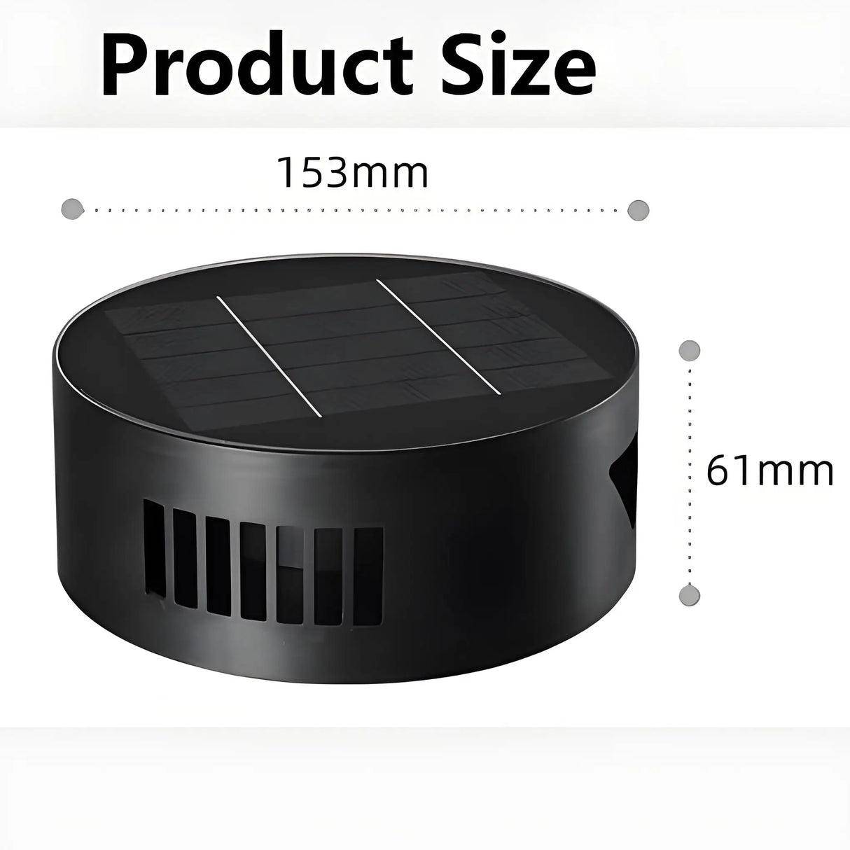 Carvallo Solar-Utomhusvägglampa Up‑Down 10 × 10 cm | IP65 Vattentät | Sol‑LED för Hem, Trädgård & Terrass Carvallo