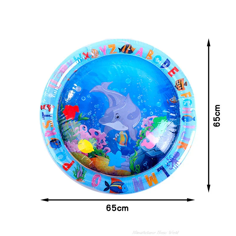 Carvallo | Interaktiv vattenspelmatta för katter och hundar | Svalkande sommar-spelmatta | Upplåsbar och bärbar | 65 cm / 100 cm Carvallo