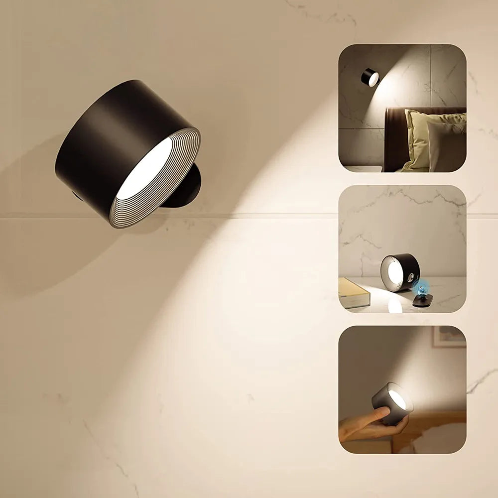 Trådlös LED Vägglampa för Klistra På Carvallo
