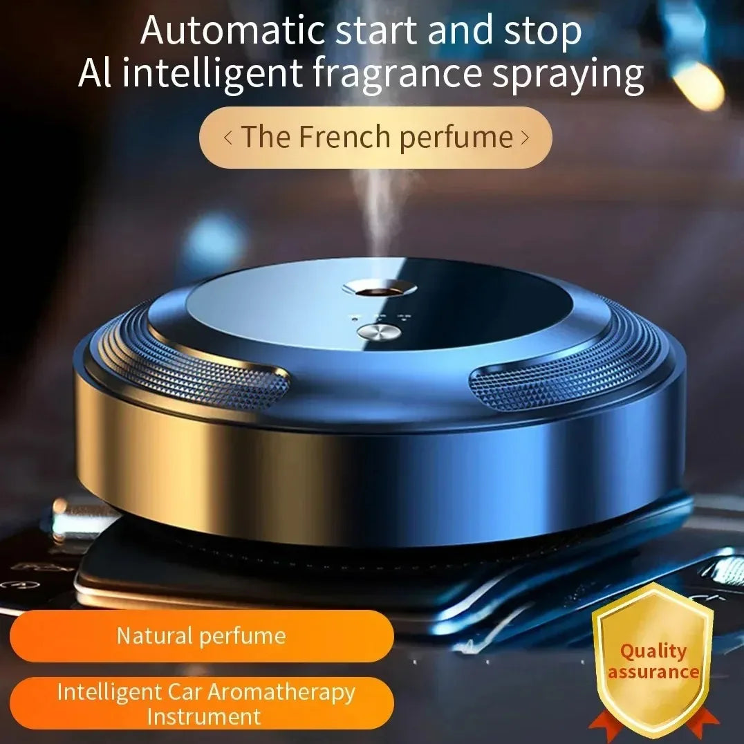 Carvallo Aroma Diffuser Set | Intelligent aromaterapienhet med 3 eteriska oljor | USB-laddning & Smart-läge Carvallo