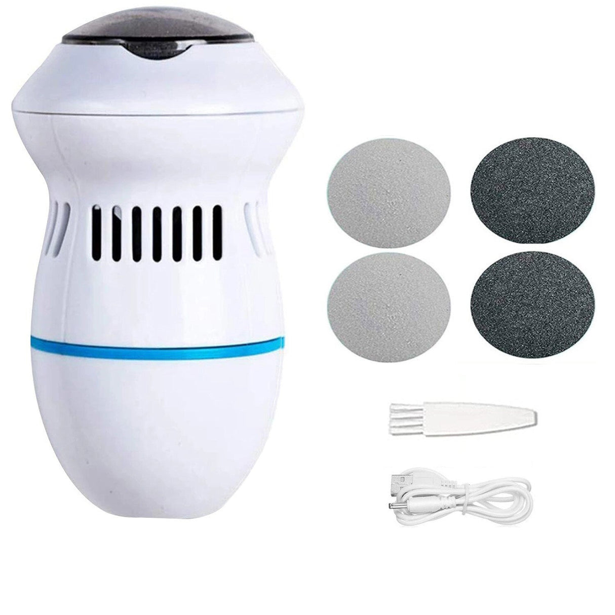 Elektrisk Fotförhårdnadsborttagare-Beauty-Hemnix-Elektrisk borttagare + 4 st fotfilshuvuden-Hemnix