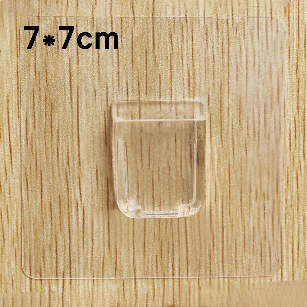 Carvallo ClearFix | Transparent shelf and drawer divider | For cabinets, compartments & bookshelves | 15×7 cm Carvallo