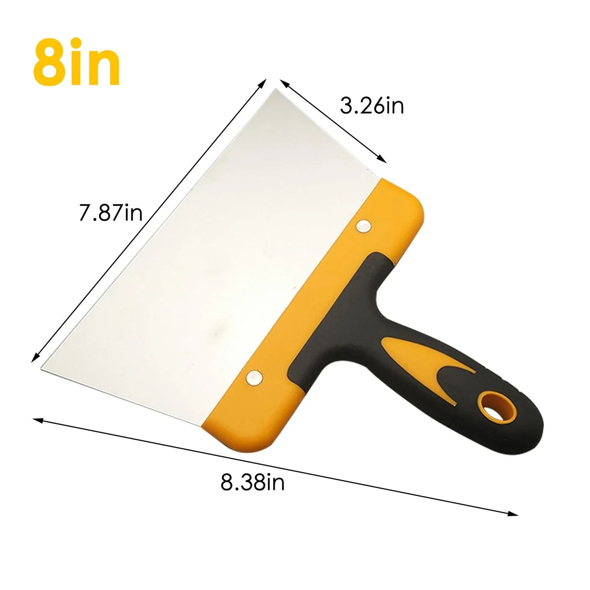 Carvallo Steel Degskrapa Pizzakniv Tårtspatel Bageri Utrustning Beläggnings Spatel för Choklad Carvallo