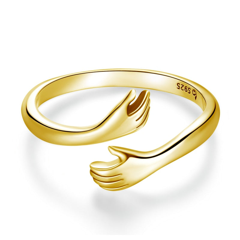 Kärlek Kram Ring-Jewelry for women-Hemnix-Guld-Hemnix