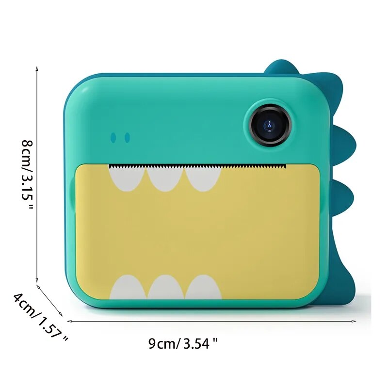 Barnkamera med direktutskrift – HD digital leksakskamera med inbyggd fotoskrivare MILA Sverige