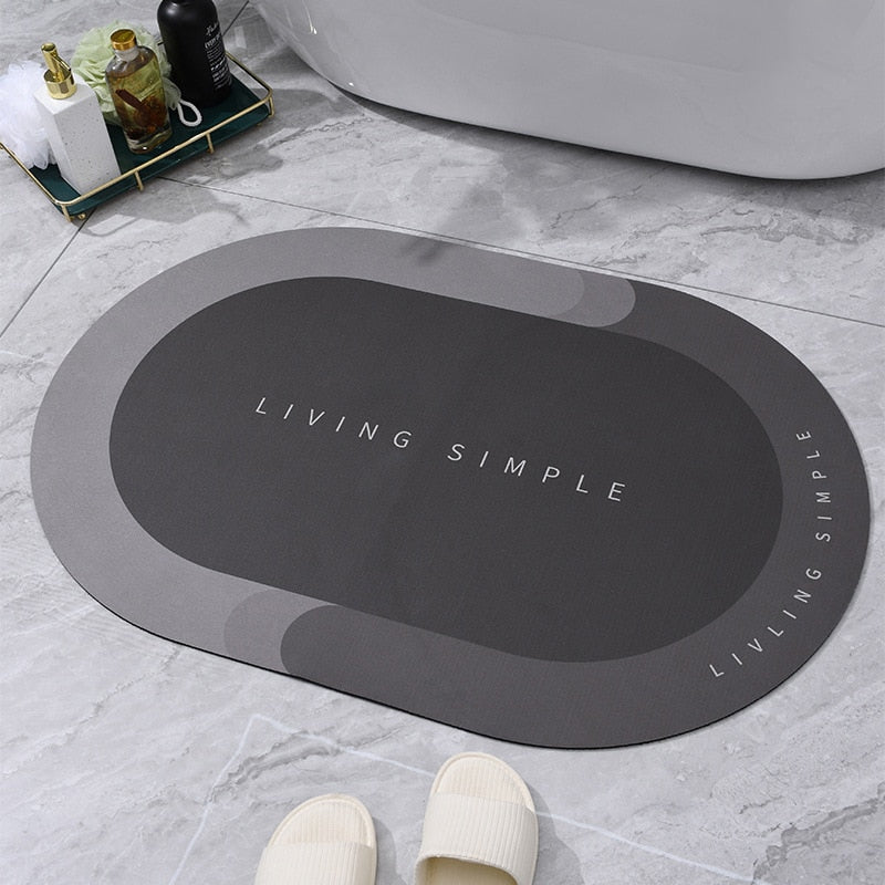 Ultraabsorberande Oval Badrumsmatta bellasverige
