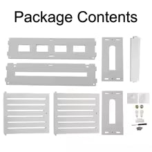 Carvallo WallRack vägg hylla för WLAN-router & TV-tillbehör | kabelbox med ventilation | vit | vattentålig & luktfri Carvallo