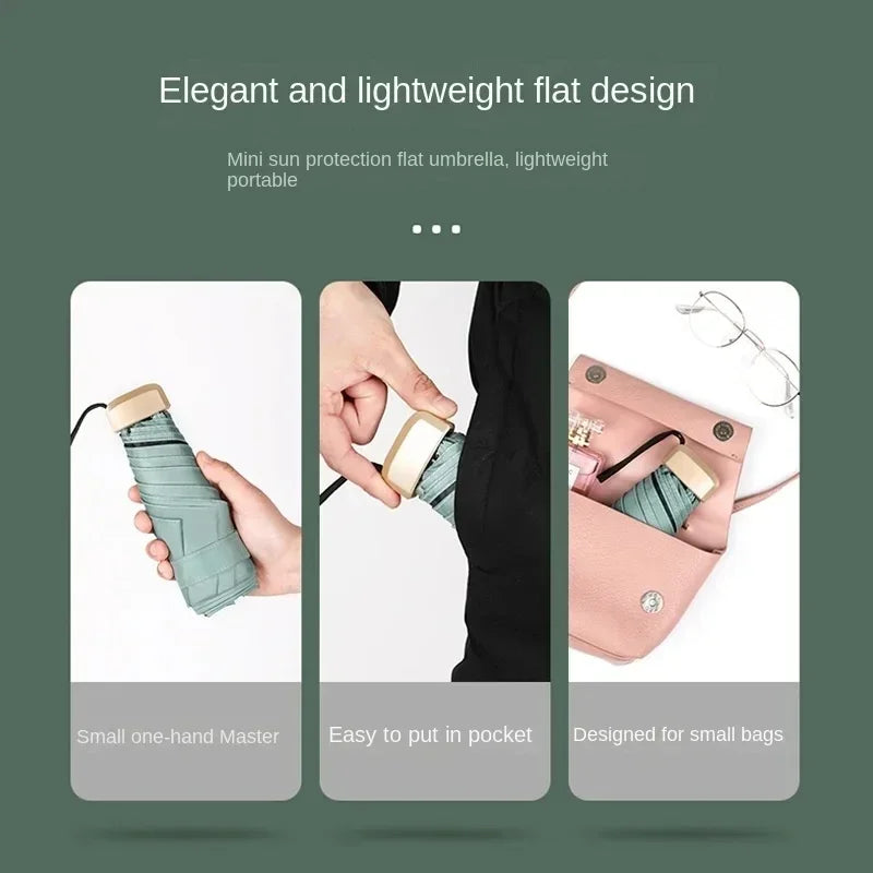 Carvallo-Paraply SunRainGo | Vindbeständig & Vattentät | UV-skydd | Lätt & Bärbar Carvallo