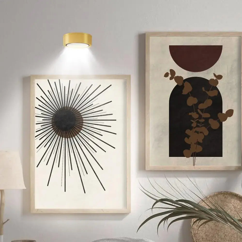 Royallure Magnetisk LED Konstbelysning – Snabbmonterad Fjärrljuslist, Galleri & Skrivbordsaccent Carvallo