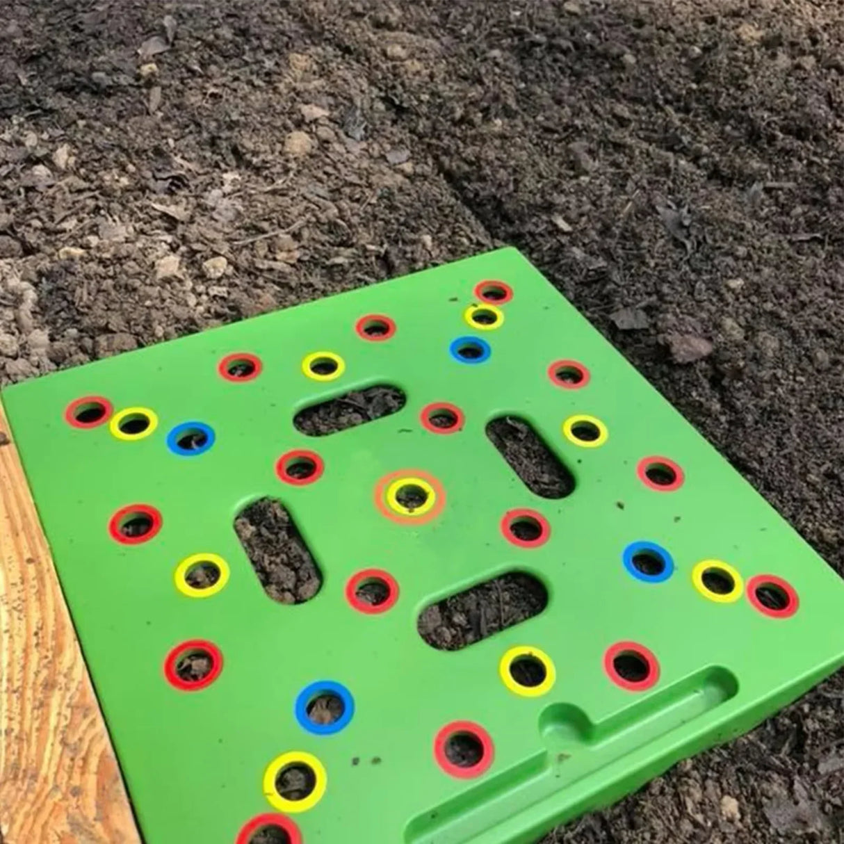 Carvallo CircleTool Planter Help Seed Template Round | Precision Seed Template Made of ABS Plastic | For Even Sowing & Easy Weeding Carvallo