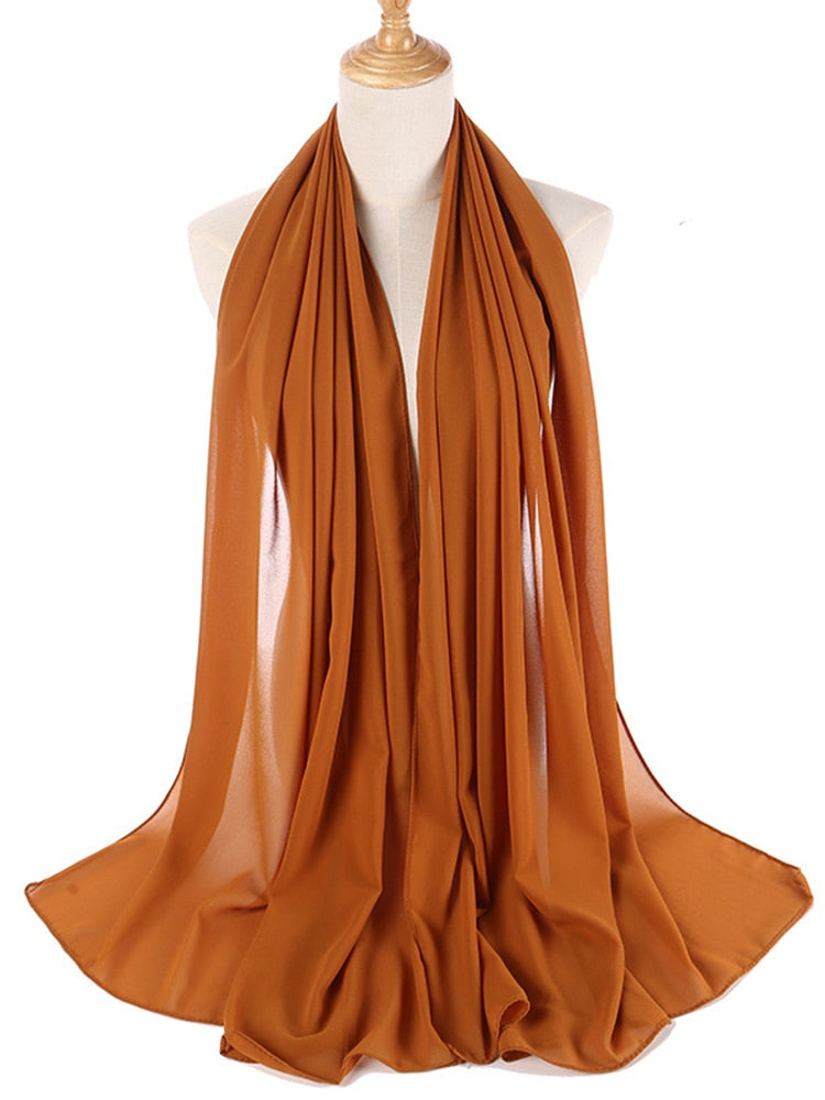 Chiffon Hijab pannband-Clothes for women-Bellasverige-Hemnix