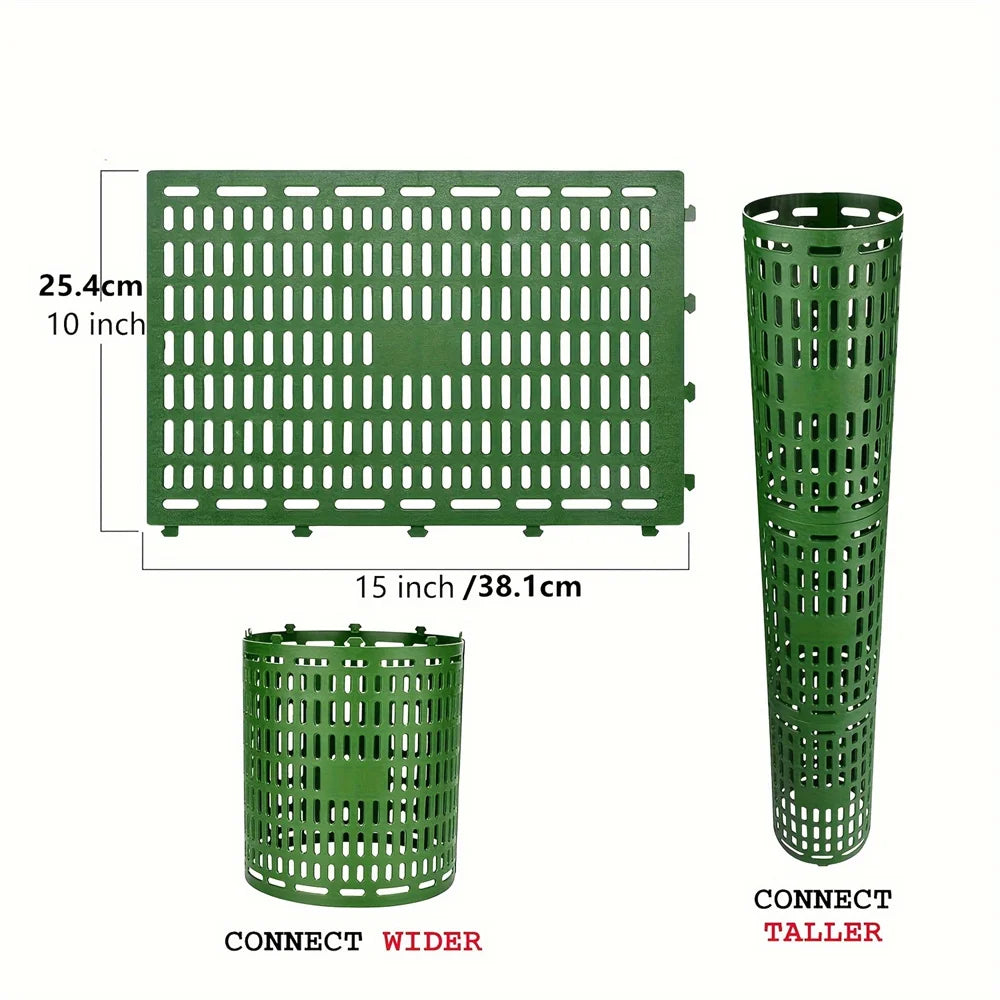 Carvallo StammProtektor Stammskydd Manschett | Kan anpassas & Återanvändbar | Skydd mot barkskador från gräsklippare & gnagare Carvallo