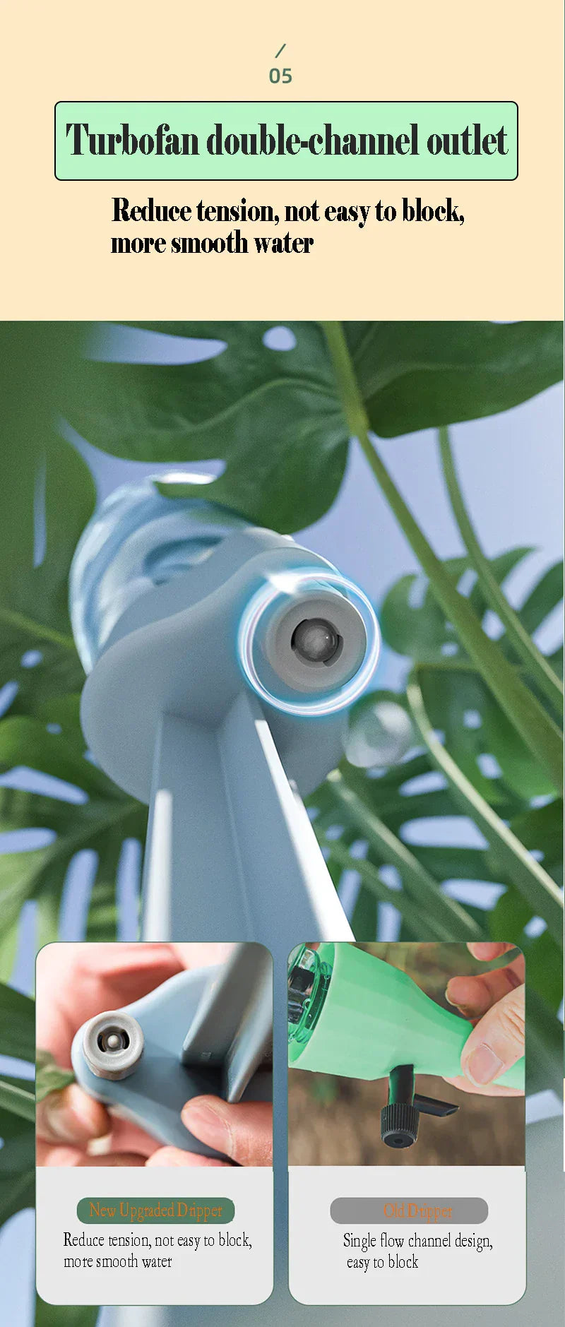 Carvallo Bewässerungsaufsatz | För PET-flaskor | Droppbevattning med hastighetsreglering | 2-pack Carvallo