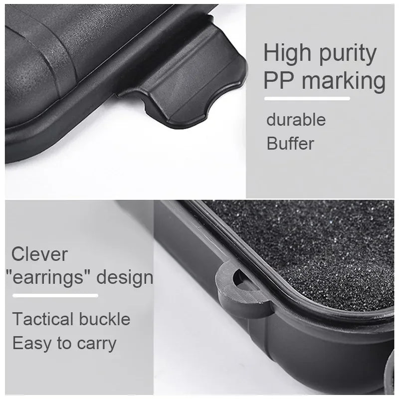 Carvallo Outdoor-Box | Vattentät och Stötsäker Förvaringslåda | För gadgets, utrustning och överlevnadskit Carvallo