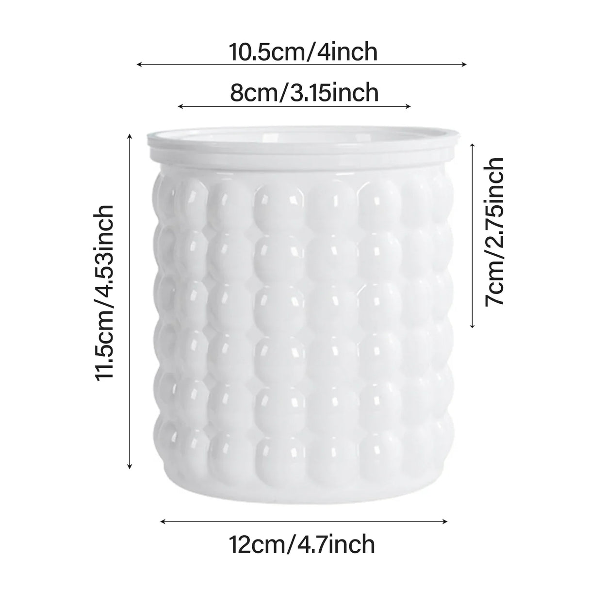 Carvallo Hydroponisk Blomkruka | Självbevattnande & Modern | För Inomhusväxter | 3-pack Carvallo