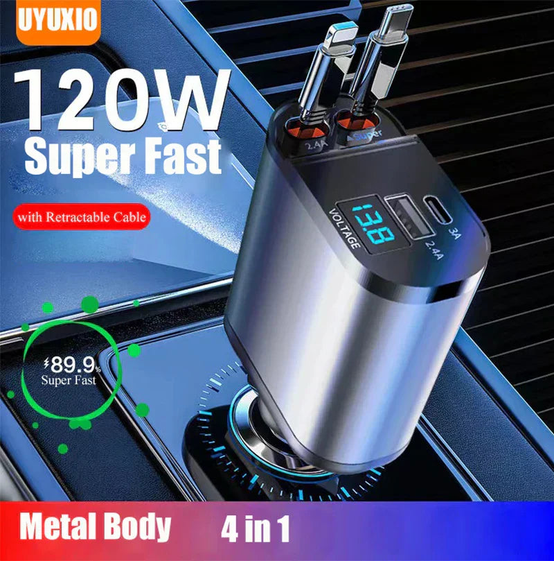 Carvallo - 4 i 1 Bil-snabb laddare Carvallo