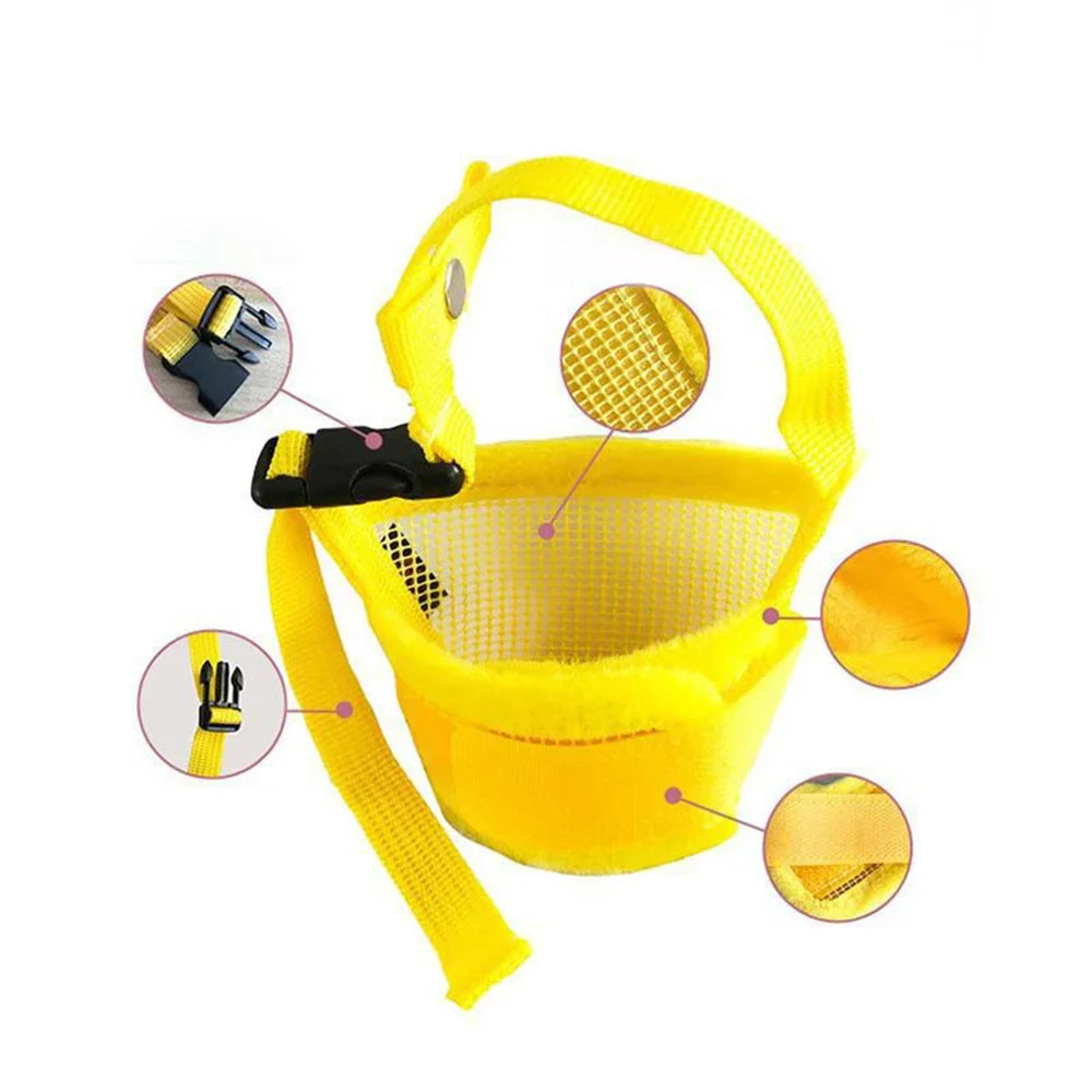 BellStop+ | Ventilerad hundekorg | Justerbar nylonkorg | Anti-bark och anti-bite skydd | S-XL storlekar Carvallo