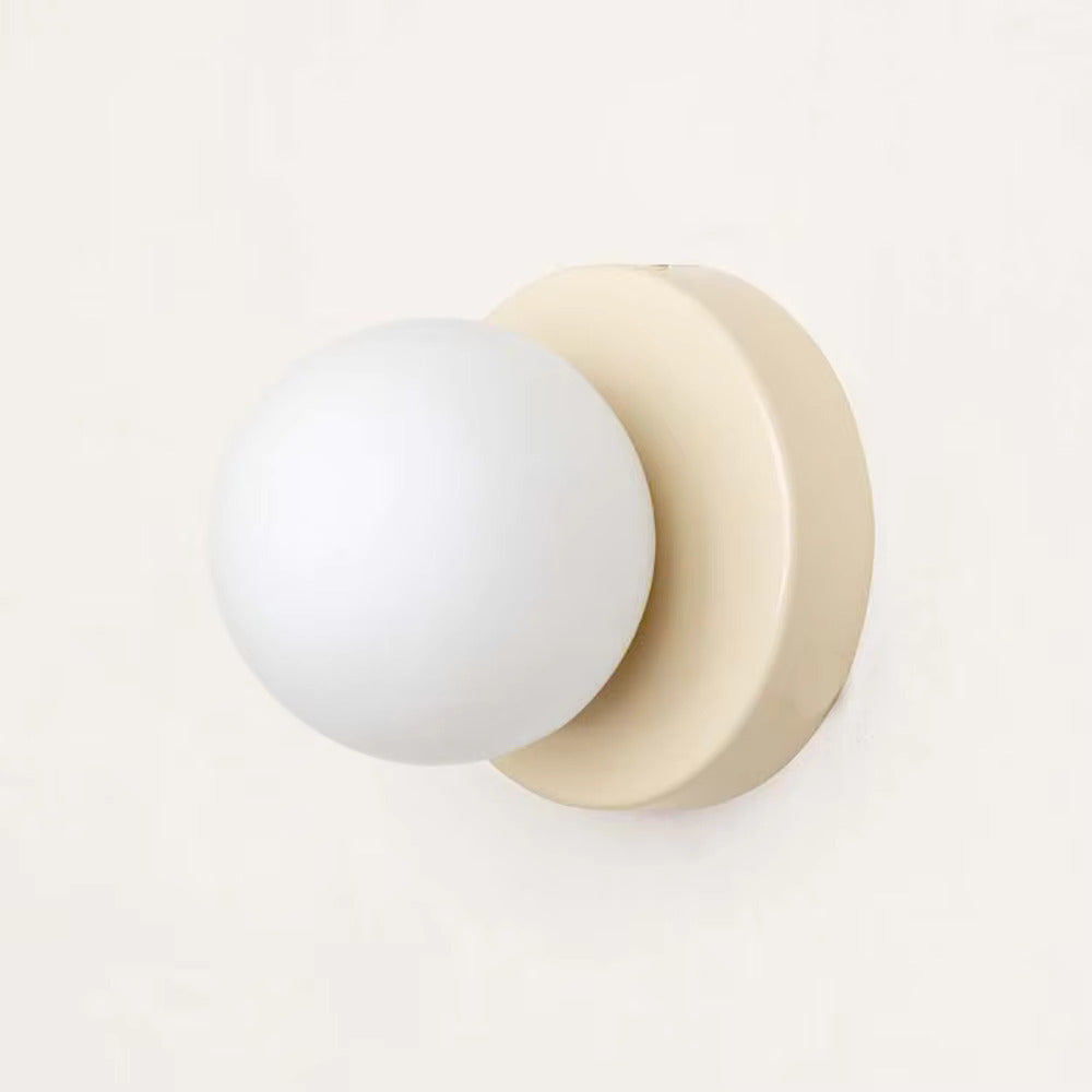 Royaleva Nordic LED Glasvägglampa – Minimalistisk Orb Sconce för Moderna Interiörer Carvallo