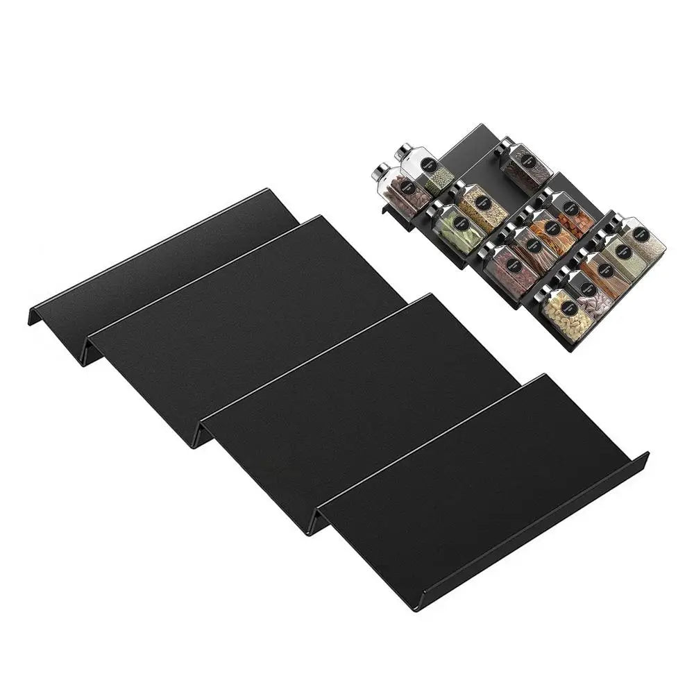 Carvallo SpiceView | Sned akrylhylla för bättre översikt | 4-delars set | 41,9 × 30 × 3,8 cm Carvallo