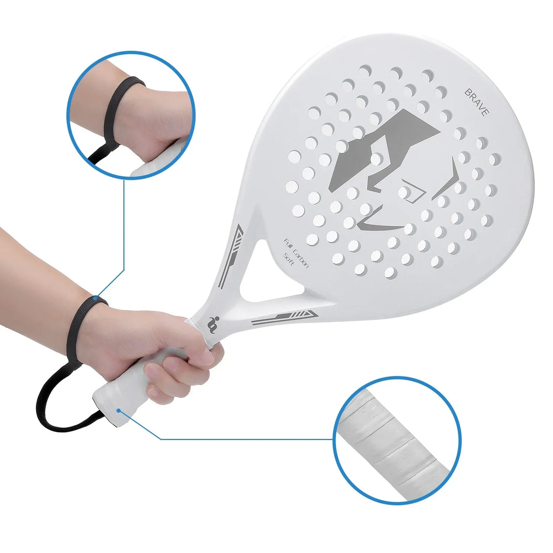 Carvallo - Lättvikts kolfiber-racket för precision och kontroll Carvallo