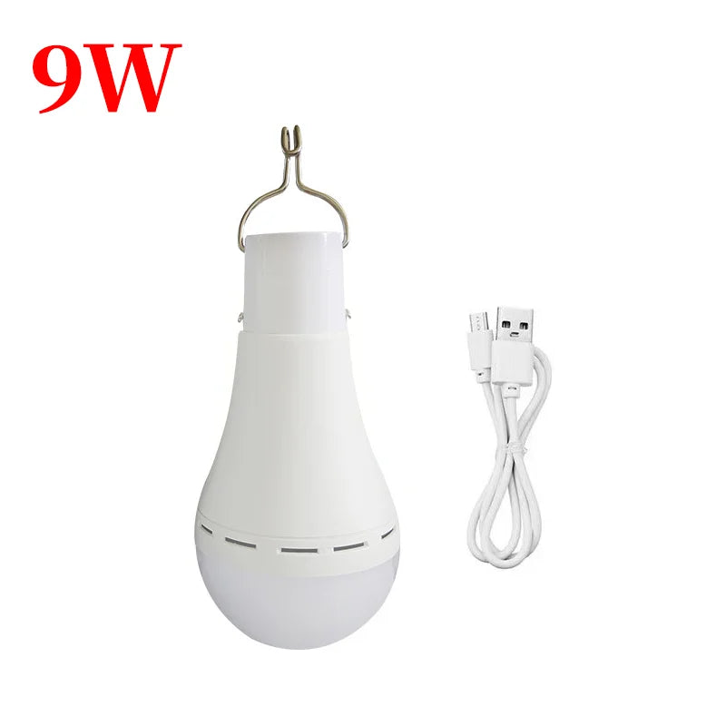 Carvallo LED Solarbordsbelysning | Vattentät & Uppladdningsbar | Med USB & Solenergi | För Tält, Trädgård & Nödsituationer Carvallo