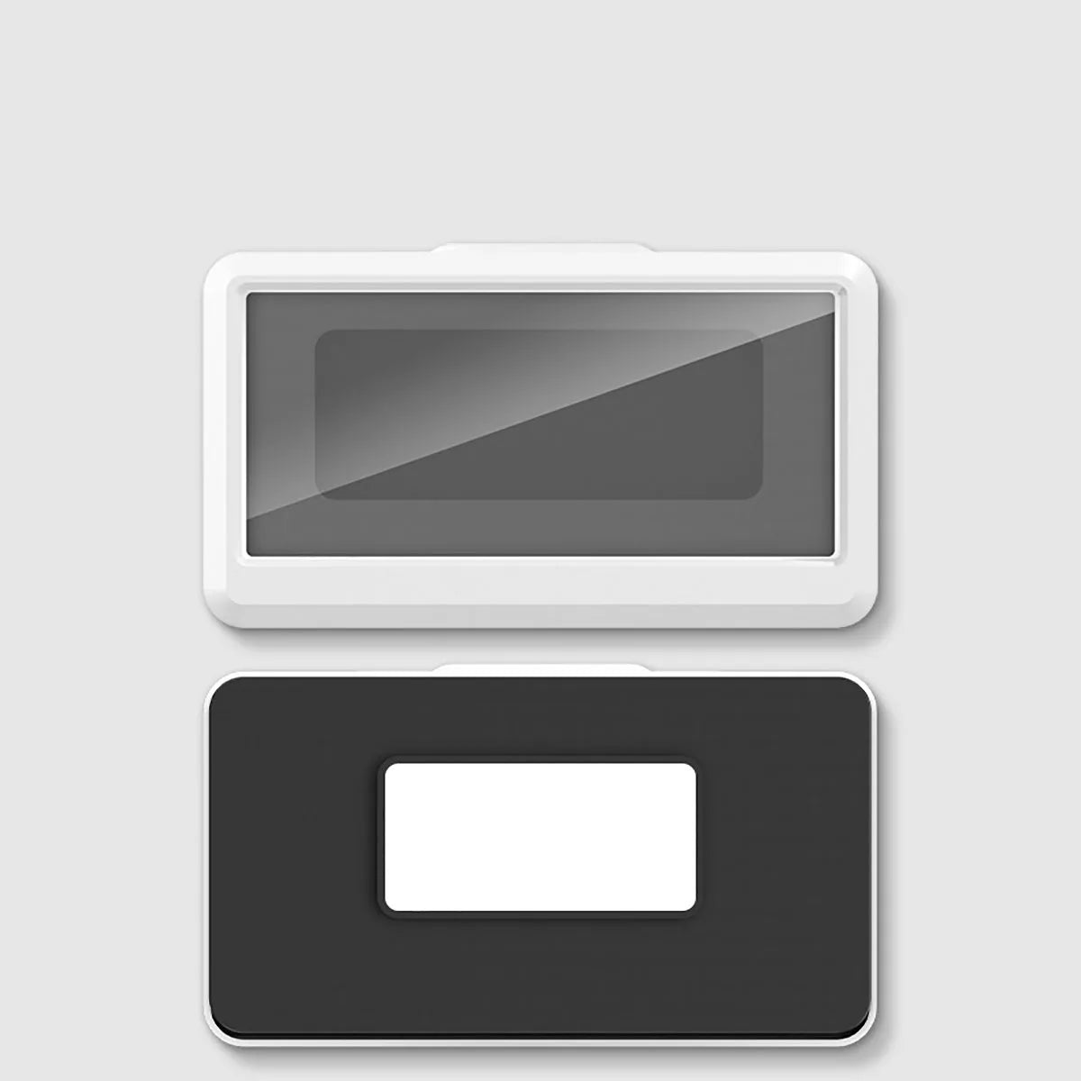 Carvallo Touch | Vattentät telefonhållare för badrummet | Väggmonterad smartphone-box med pekskärm | Självhäftande | För mobiler upp till 6,8" Carvallo