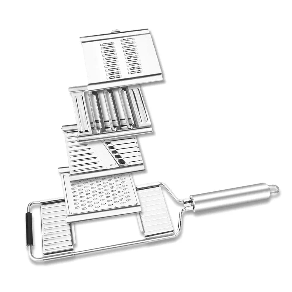 Carvallo ProSlice 4-i-1 grönsaksskärare med 4 rostfria blad | Multifunktionell för grönsaker & frukt Carvallo