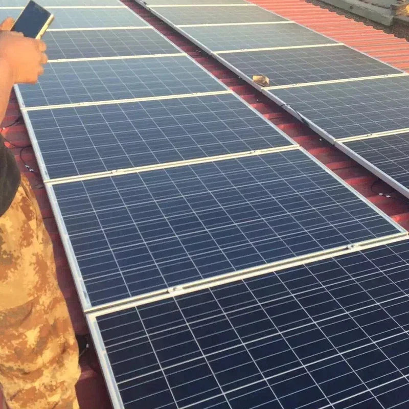 Carvallo-Panel-Set Sunovate 1000 | 500–1000W effekt | Bärbar & Vattentät | För husbil, båt & trädgård | 39 × 33 × 1,5 cm Carvallo