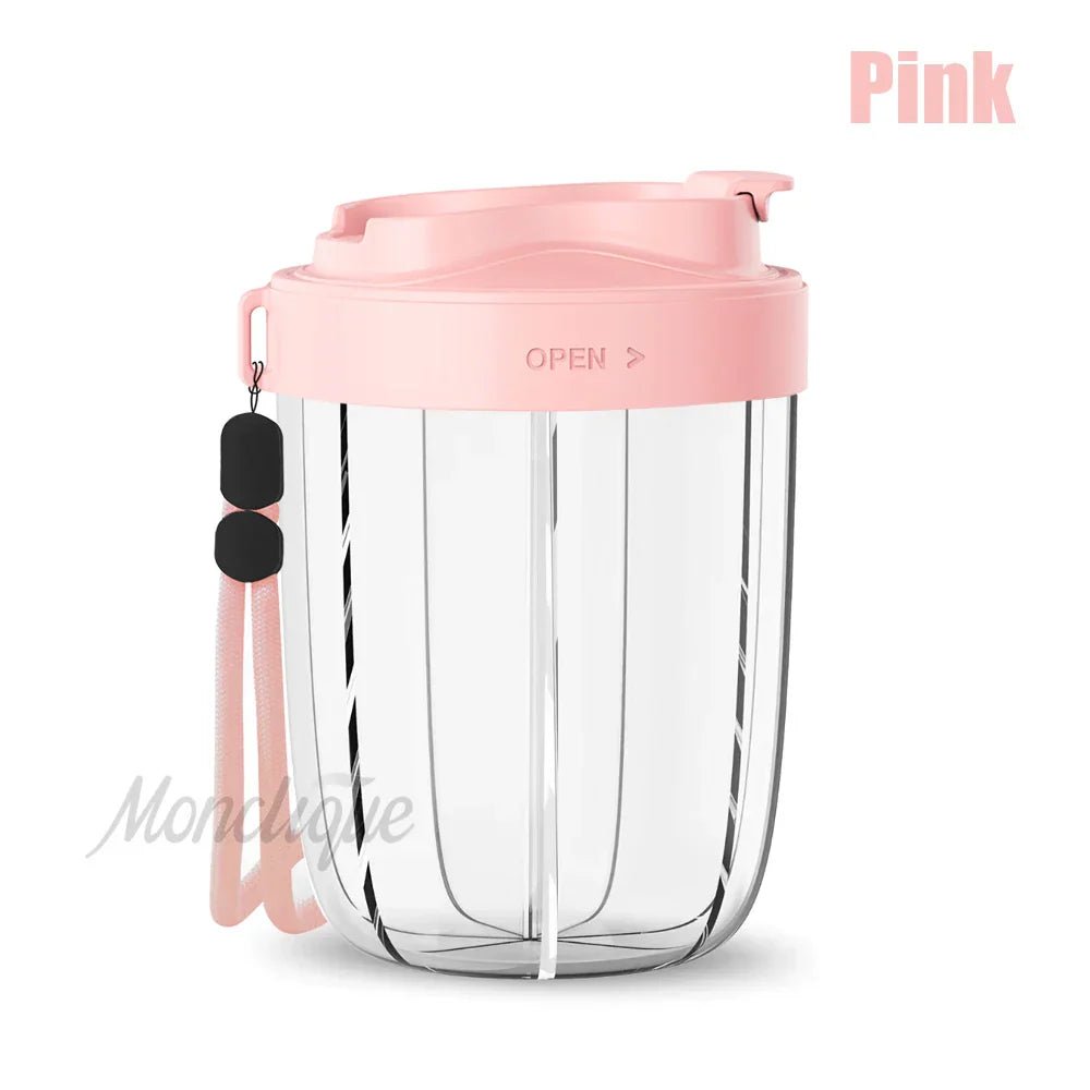 Carvallo TravelDose Pillerbox XXL | BPA-fri & Läcksäker | Ideal för resor | Med bärhandtag Carvallo