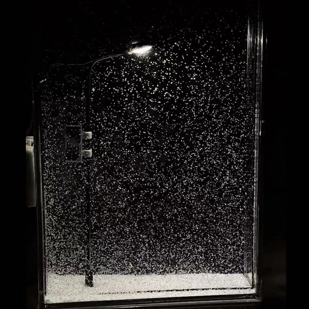 RoyaleGlow Snöig Nattlampa – Mysig Vinter Wonderland Skrivbordslampa Carvallo