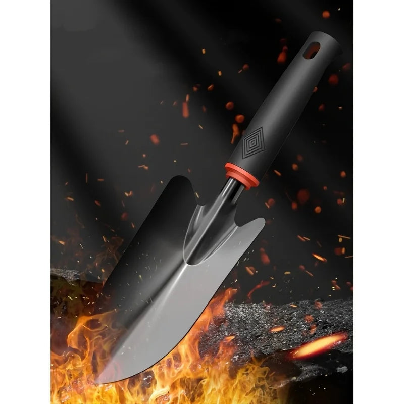 Carvallo Trädgårdsskovel i metall | Robust handskovel med ergonomiskt handtag | Perfekt för blommor, grönsaker och planteringsarbete Carvallo