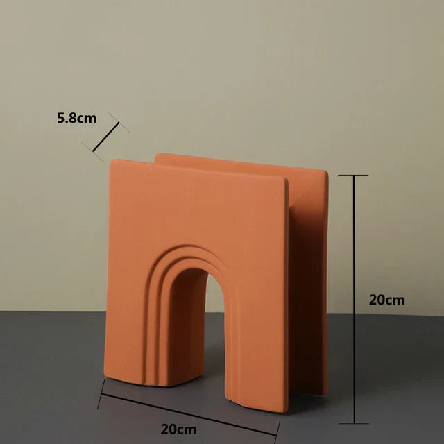 NordHaus – Skulpterad geometrisk vas med unikt hantverksdesign Carvallo