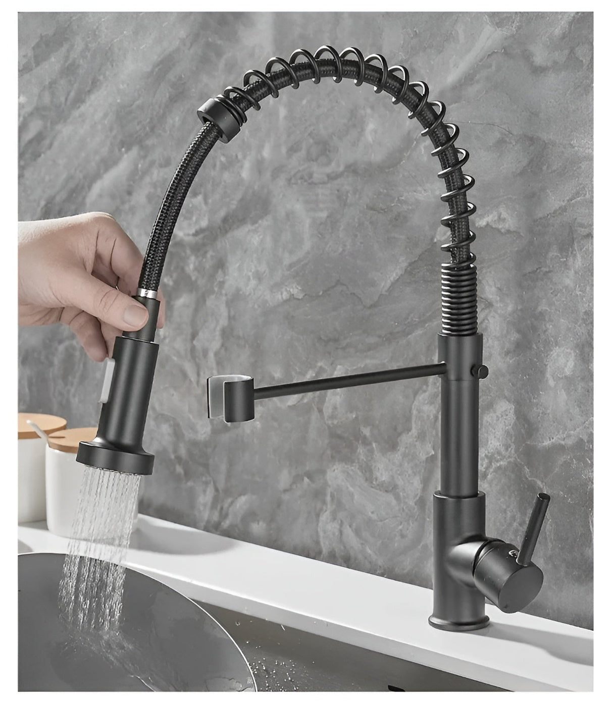 TwinStream Kran - Dubbel Utgång Kök Tap Carvallo