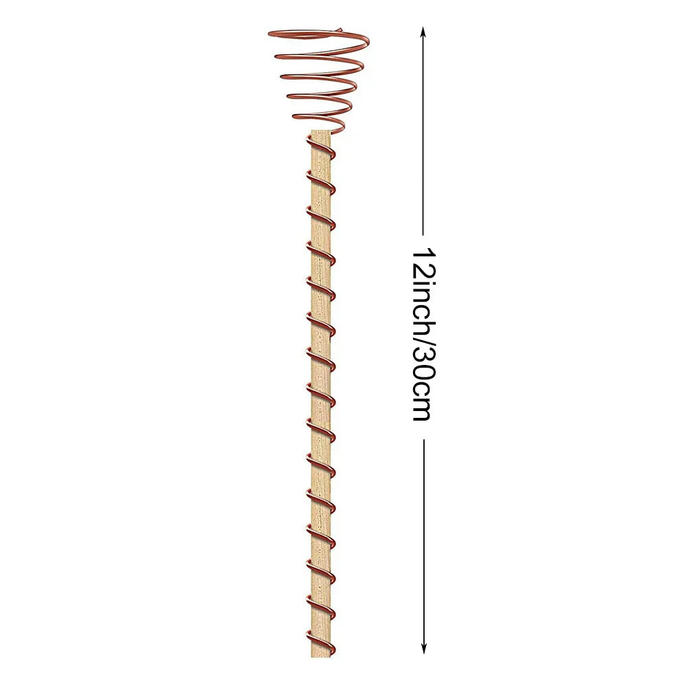 Carvallo Elektrokultur växtantenner | Koppar-växtstänger för trädgård och krukväxter | Främjande av växttillväxt utan gödningsmedel Carvallo