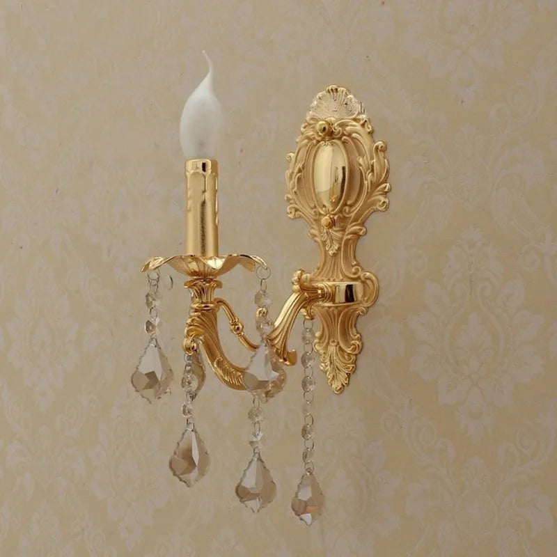 CrystalGlow - LED Kristall Ljuslykta Sovrumsinredning Carvallo